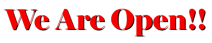 We Are Open